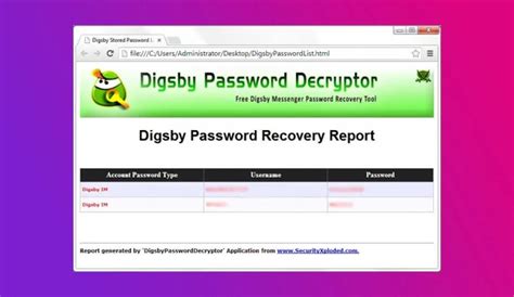 Download Digsby Password Decryptor